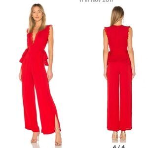 Free People Cem Jumpsuit In Red 8